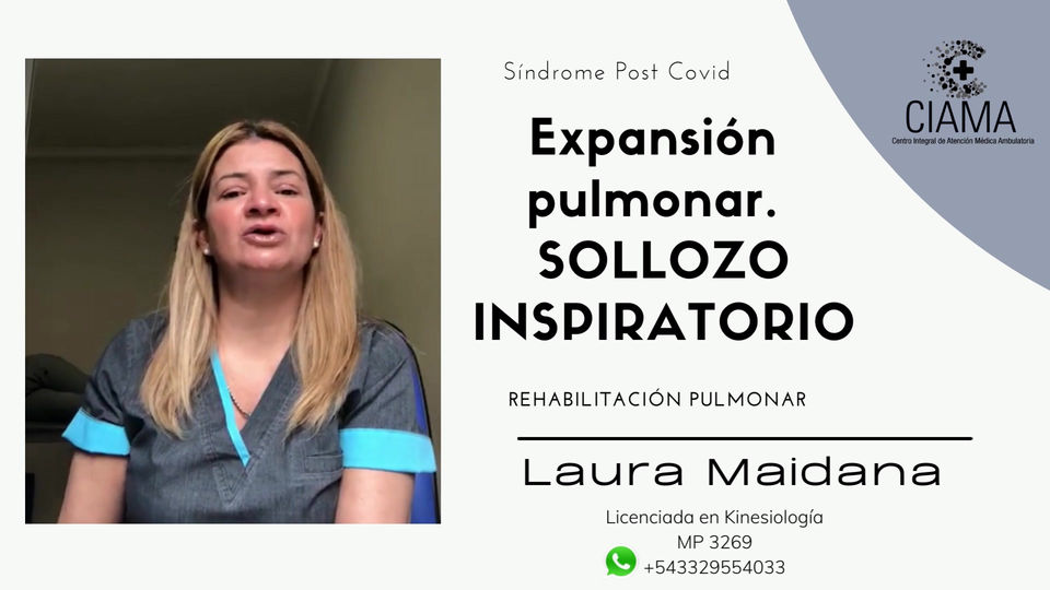 Expansión pulmonar. Sollozo inspiratorio